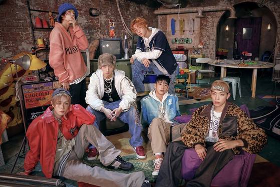 A concept image for P1Harmony's fifth EP "Harmony : Set In," which dropped on Nov. 30. [FNC ENTERTAINMENT]