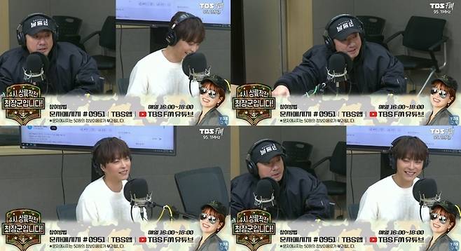 TBS FM ‘네시 상륙작전 최장군입니다’ 방송 현장. TBS 제공