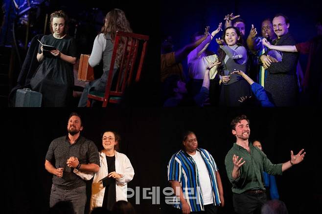 뮤지컬 ‘마리 퀴리’의 영국 웨스트엔드 쇼케이스 현장. (사진=Mark Senior, 라이브)