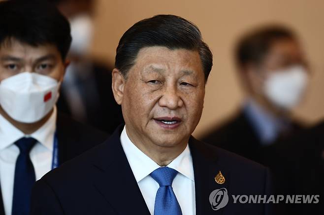 전쟁 초기부터 '평화적 수단' 원칙 되풀이해온 시진핑 중국 국가주석 [EPA 연합뉴스 자료사진. 재판매 및 DB 금지]