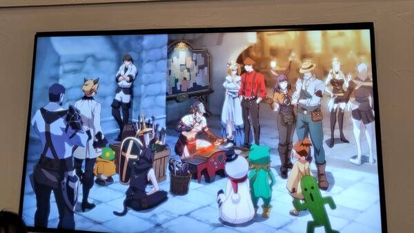 -&nbsp;화면에선 파판14 애니나 트레일러 영상이 재생 중이다