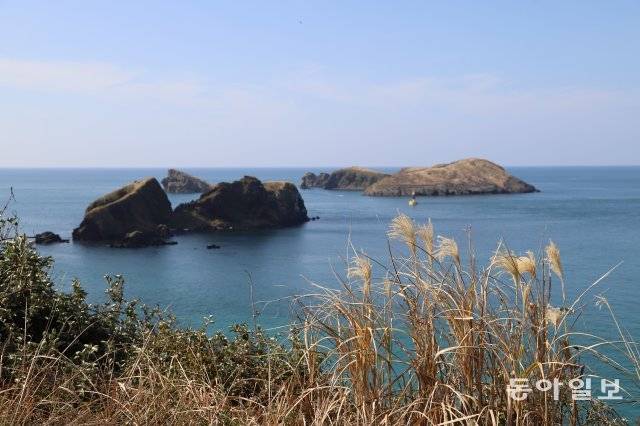 차귀도가 바라다보이는 풍경.