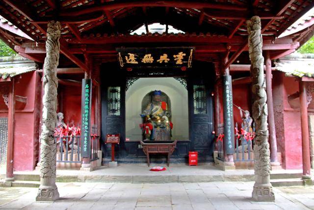 장비 사당인 한환후사의 묘정. ⓒ최종명