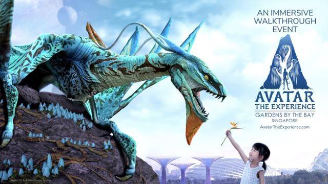싱가포르에 위치한 가든스 바이 더 베이의 '아바타 더 익스피리언스 투어가 예비 관객들의 관심을 받았다. 가든스 바이 더 베이 제공