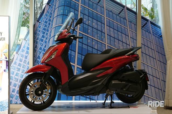 베스파가 판매량을 견인하는 가운데 피아지오의 성장세도 눈에 띄었다. 사진은 신형 피아지오 비버리 S