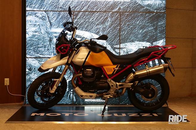 모토구찌와 아프릴리아도 판매량을 서서히 늘려가고 있다. 사진은 모토구찌 V85 TT