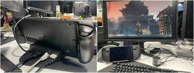 유선으로 연결해 PC처럼 활용할 수 있다