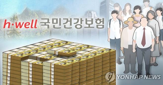국민건강보험공단 재정 (PG) [장현경 제작] 사진합성·일러스트