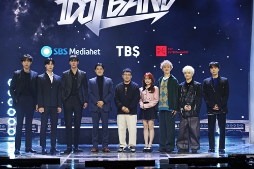 ‘더 아이돌 밴드’ 이홍기, 이정신, 이승협, 요코야마 나오히로, 오노 타케사마가 프로듀서로 참여한 소감을 밝혔다. 사진= SBS M, FNC엔터테인먼트, TBS