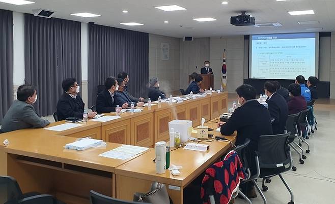 [인천=뉴시스] 인천해수청이 제1차 인천항 항만안전협의회를 개최하고 있다. (사진=인천해수청 제공) *재판매 및 DB 금지