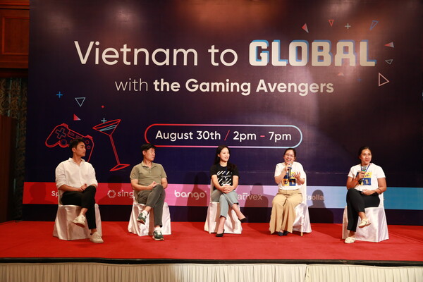 베트남 현지 게임 개발사를 대상으로 한 세미나 모습. 사진=엑솔라