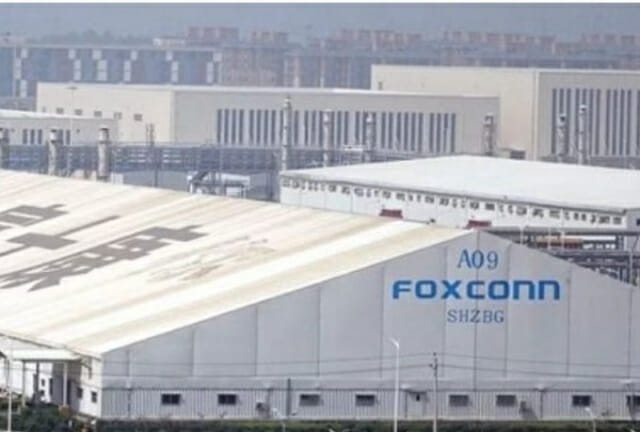 폭스콘의 중국 정저우 공장(사진=폭스콘)