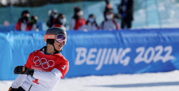 한국 스노보드 '간판 스타' 이상호가 2022-23시즌 국제스키연맹(FIS) 주최 스노보드 월드컵 첫 대회에서 9위를 차지했다. 사진은 2022 베이징동계올림픽 당시 출전한 이상호다. [사진=뉴시스]