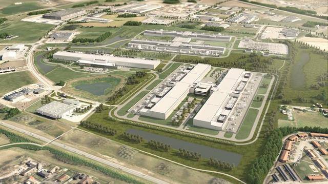 메타가 건설 중인 덴마크 오덴세의 신규 데이터센터 조감도. 메타는 2019년부터 덴마크에 초대형 데이터 센터를 운영하기 시작해 2021년 신규 센터를 확장 건설하겠다고 발표했다. 메타 제공