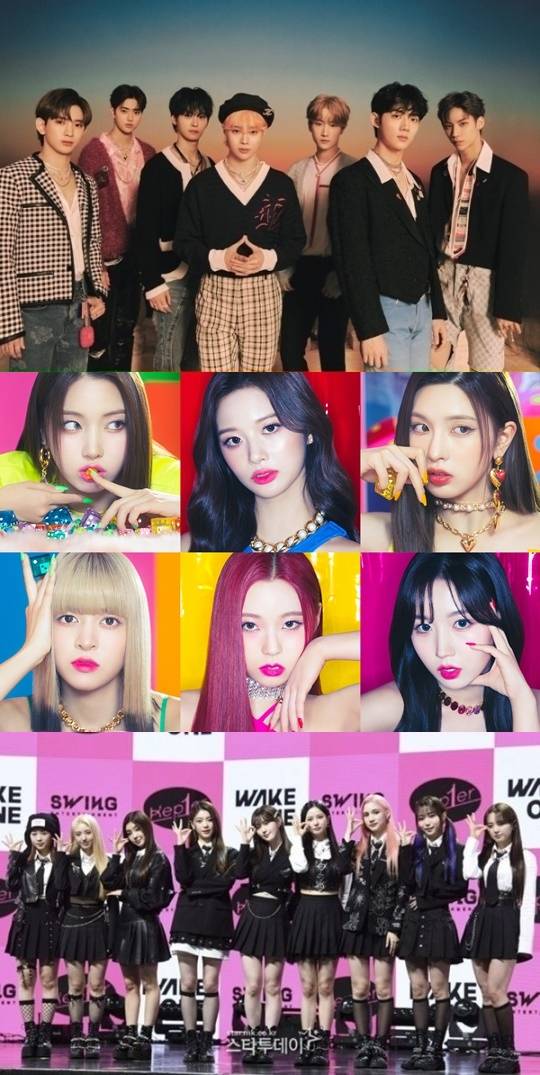 템페스트·엔믹스·케플러. 사진ㅣ위에화엔터테인먼트, JYP엔터테인먼트, 스타투데이DB