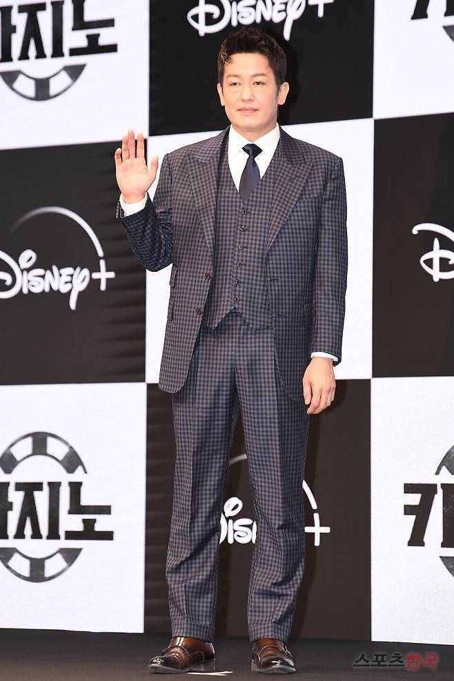 디즈니+의 오리지널 시리즈 '카지노' 제작발표회에 참석한 배우 허성태. ⓒ이혜영 기자 lhy@hankooki.com