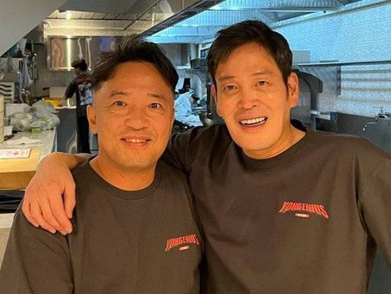 김택진 NC 다이노스 구단주와 정용진 SSG 구단주. 사진 정용진 인스타그램