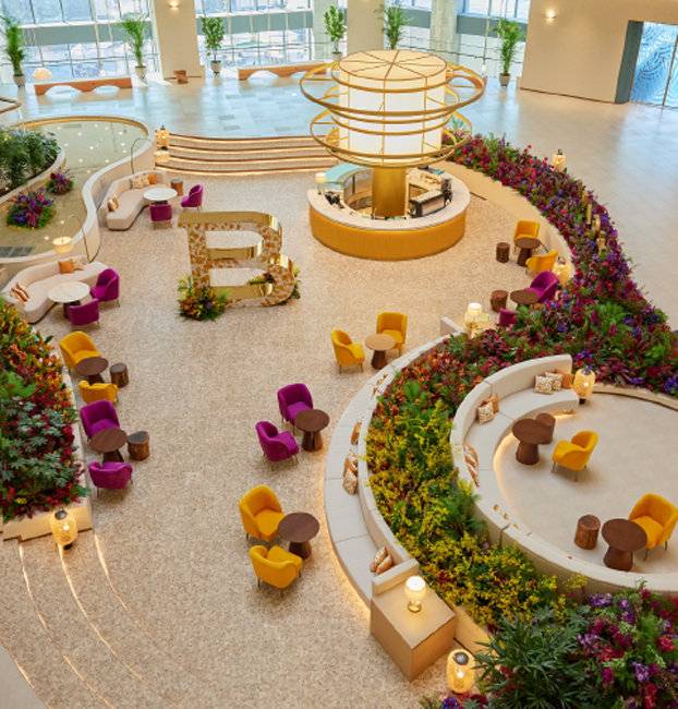 ‘파르나스 호텔 제주’에 오픈한 불가리 카페. [불가리]