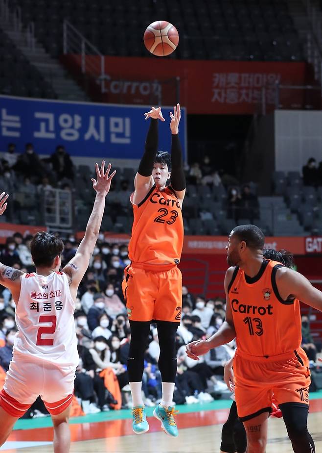 캐롯의 전성현 [KBL 제공. 재판매 및 DB금지]