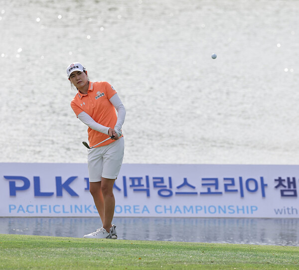 한국여자프로골프(KLPGA) 투어 PLK 퍼시픽링스코리아 챔피언십 우승을 차지한 이정민 프로. 사진제공=KLPGA