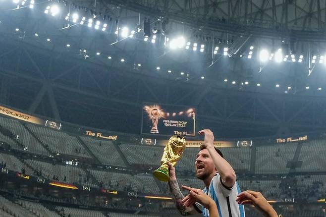 메시의 월드컵 우승. ⓒ AP=뉴시스