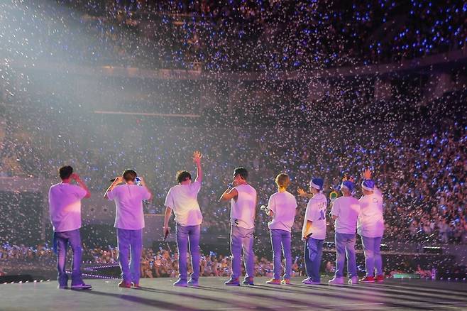 [서울=뉴시스] 슈퍼주니어 '슈퍼쇼9' 마닐라 콘서트 현장 2022.12.19.(사진= Label SJ 제공) photo@newsis.com *재판매 및 DB 금지