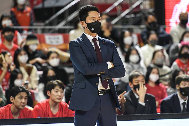 전희철 서울 SK 감독.  KBL 제공