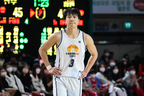 몸살 기운이 있었지만, 제 기량을 펼친 허웅.(사진=KBL)