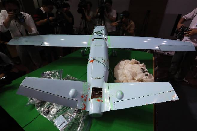 북한 무인기. 기사와 직접 관련이 없습니다. 연합뉴스