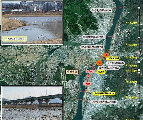 부산 대저대교 건설 계획 위치도 [부산시 제공]