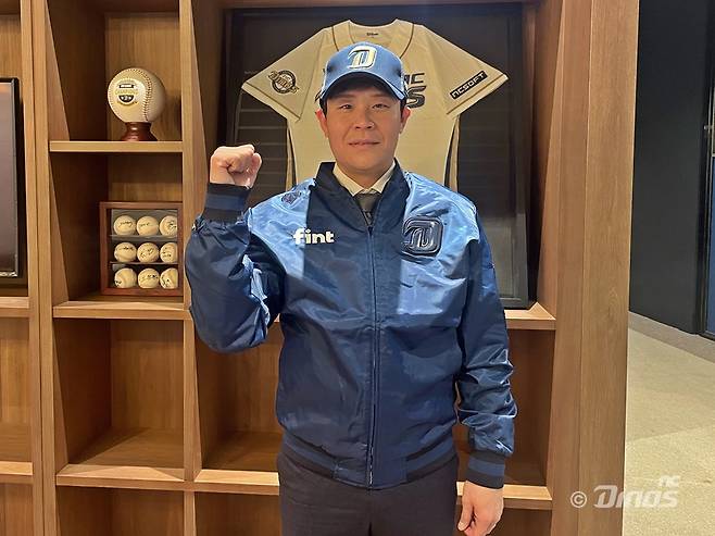 NC 다이노스와 FA 계약을 맺은 포수 박세혁 사진=NC 다이노스 제공