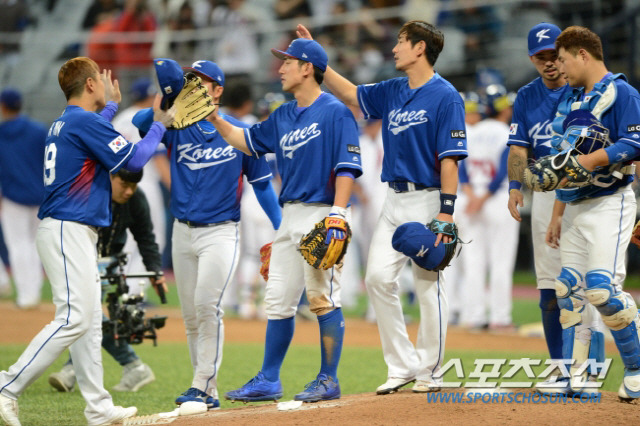 2017 WBC 대표팀의 모습. 스포츠조선DB