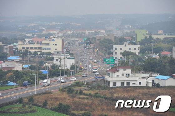 제주 제2공항 건설사업 예정지인 서귀포시 성산읍 일대.ⓒ News1 DB