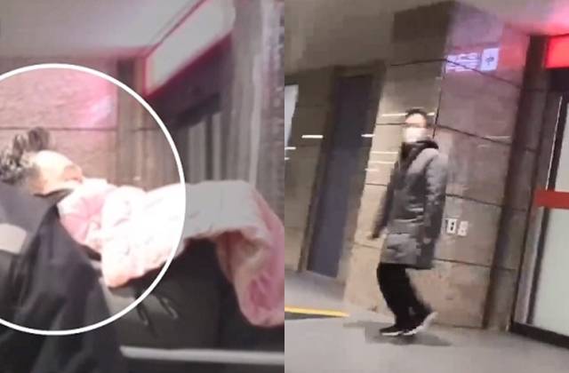 27일 밤 11시30분쯤 경기도의 한 병원 응급실에 들것에 실린 채로 입원했던 김만배씨가 28일 오전 1시20분쯤 두 발로 걸어서 병원을 나오고 있다. TV조선 보도화면 캡처