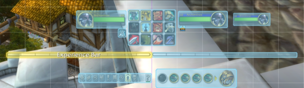 경험치/평편바 및 가방, 내구도, 메뉴 등의 UI가 기본 편집 기능 내 편입됐다 - 이미지 출처 : wowhead&nbsp;