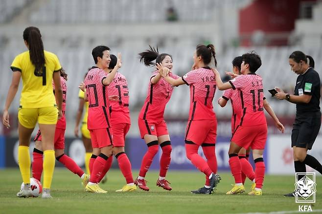 한국 여자축구대표팀(대한축구협회 제공)