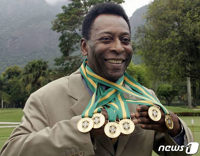 30일 세상을 떠난 황제 펠레 ⓒ AFP=뉴스1