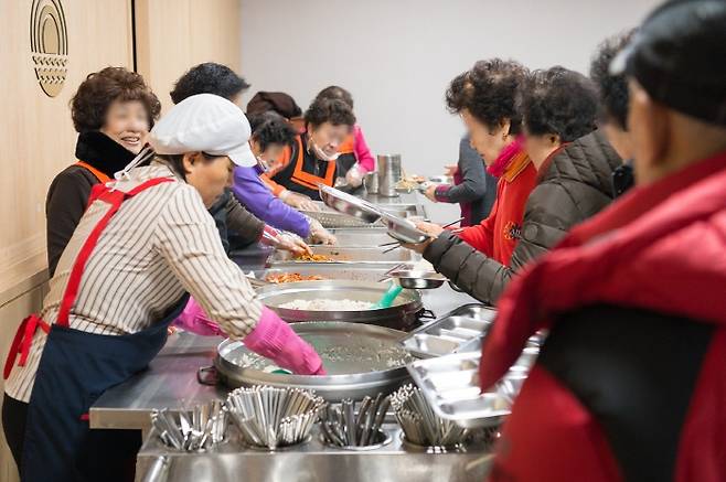 실버식당 모습. 양천구청 제공