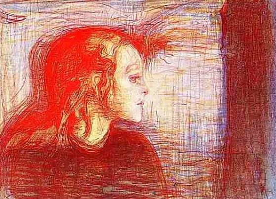 에드바르 뭉크, 병든 아이