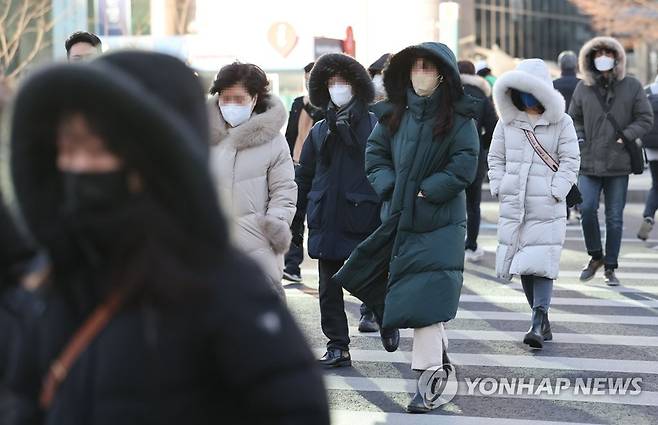 출근길 강추위 [연합뉴스 자료사진]