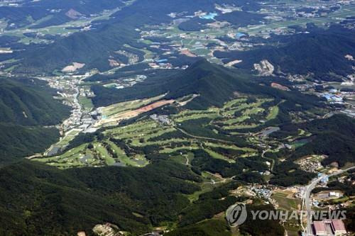 경기도의 한 골프장 전경 [연합뉴스 자료사진]