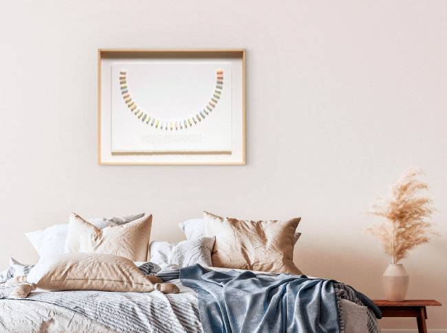 고도를 기다리며, Ceramic, ink on paper, 73×93cm, 2021