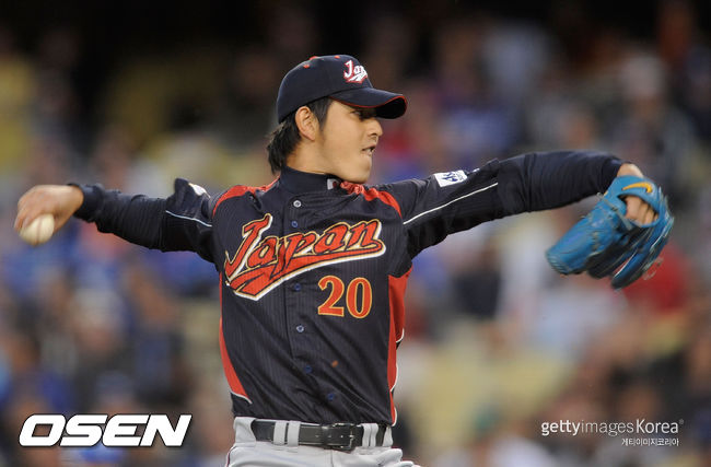 [사진] 일본 대표팀 시절 이와쿠마 히사시. ⓒGettyimages(무단전재 및 재배포 금지)