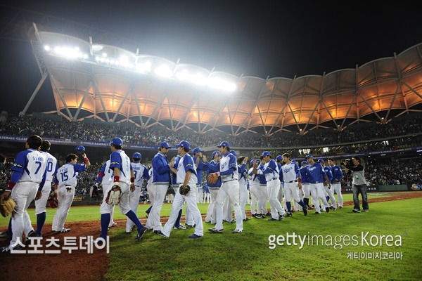 2013 WBC에 나섰던 한국 야구 대표팀 / 사진=Gettyimages 제공