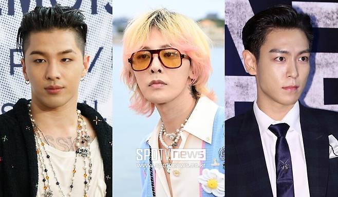 ▲ (왼쪽부터)태양, 지드래곤, 탑. ⓒ곽혜미 기자, gettyimages, 스포티비뉴스 DB