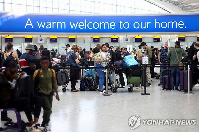 영국 런던 히스로공항 [로이터 연합뉴스 자료사진. 재판매 및 DB 금지]