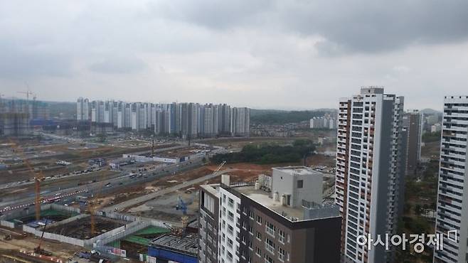 인천 서구 검단신도시 전경.