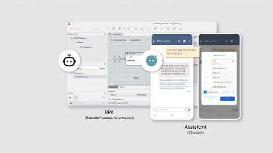 브리티RPA와 브리티 어시스턴트. 삼성SDS 홈페이지 발췌