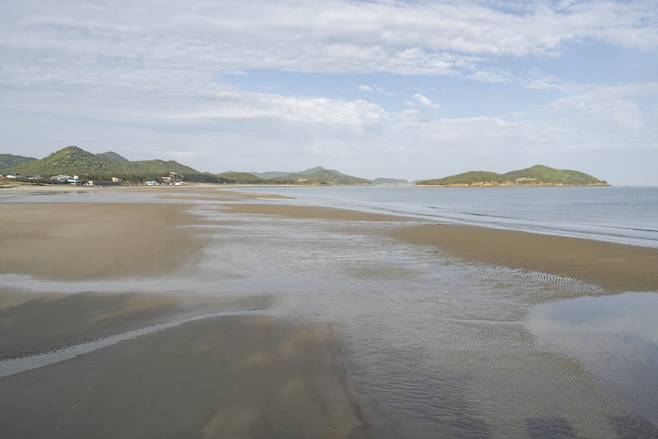 세상 광활한 대광해수욕장 백사장