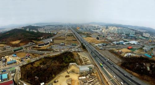 경기용인 플랫폼시티 조성 예정 부지 [용인시 제공 자료사진]